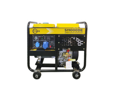 Генератор дизельний S11000DE 7.5/7.8KW YBX (однофазний зі свічкою розжарення)