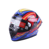 Шолом MD-821 помаранчевий із синім size L - VIRTUE