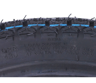 Покришка 2,50*17 6PR TT (під камеру) тип 4