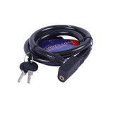 Замок протиугінний спіральний 12мм*1000мм (під ключ) ZX2108