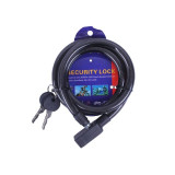 Замок протиугінний спіральний 12мм*1000мм (під ключ) ZX2108