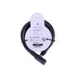 Замок протиугінний спіральний 12мм*1000мм (під ключ) ZX2108