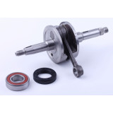 Колінвал + підшипники 6004RS, к-т 2 шт. - 50CC2T