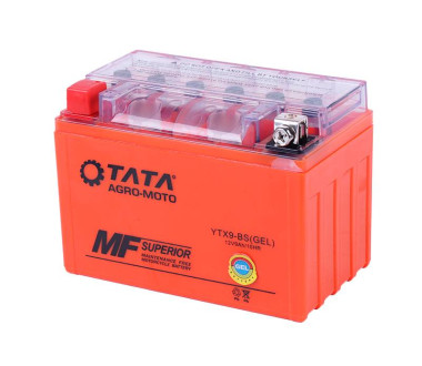 Акумулятор гелевий, 9АH-YTX9-BS, оранж., 150*85*105 мм - OUTDO