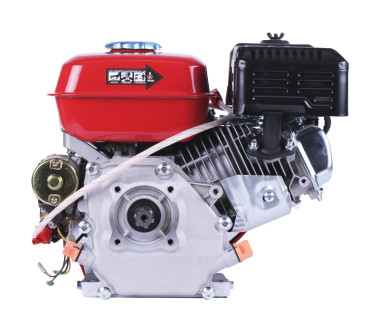 Двигатель бензиновый 170FE ТАТА (с выходом вала под шлиц, 25 мм) с электростартером, 7 л.с.