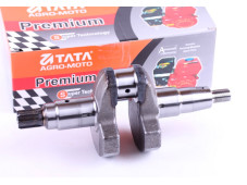 Колінвал голий під шліци діаметр 25 мм - 186F - Premium