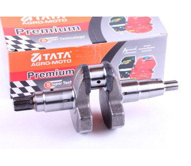 Колінвал голий під шліци діаметр 25 мм - 186F - Premium