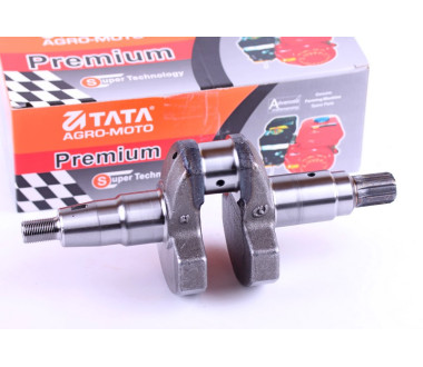 Колінвал голий під шліци діаметр 25 мм - 186F - Premium