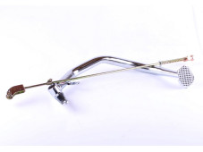 Лапка тормоза заднего + тяга - Актив