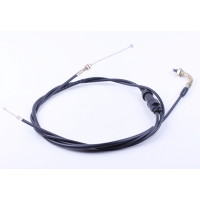 Трос газа (раздвоен.) L-2220 мм (верх резьба, низ: 1резьба 2трос) - Lead