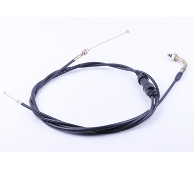 Трос газу (роздвоєний.) L-2220 мм (верх різьблення, низ: 1різьблення 2трос) - Lead