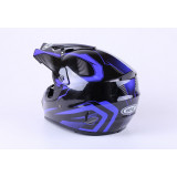 Шолом MD-905 чорно-синій size L - VIRTUE