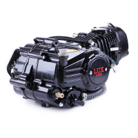 Двигатель 125CC - Дельта/Альфа/Актив + радиатор + вентилятор, водяное охл., без электростартера, BLACK - TATA LUX
