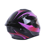 Шолом MD-813 чорний з бузковим size L - VIRTUE