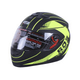 Шолом MD-803 чорний матовий з жовтим size L - VIRTUE