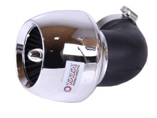 Фільтр нульовий "Turbo" хром. Ø45 мм 90° - АМ