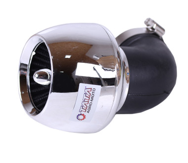 Фільтр нульовий "Turbo" хром. Ø45 мм 90° - АМ