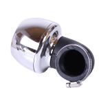 Фільтр нульовий "Turbo" хром. Ø45 мм 90° - АМ