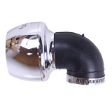 Фільтр нульовий "Turbo" хром. Ø45 мм 90° - АМ