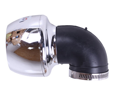 Фільтр нульовий "Turbo" хром. Ø45 мм 90° - АМ