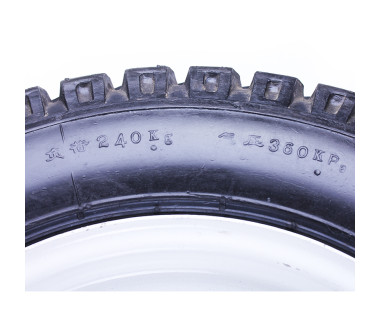 Колесо в зборі 4.00*12 (під 4 болти) - мототрактор