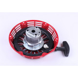 Стартер ручной нового образца в сборе со стаканом - 188F