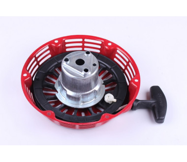 Стартер ручной нового образца в сборе со стаканом - 188F