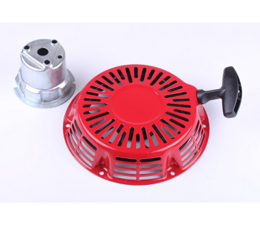 Стартер ручной нового образца в сборе со стаканом - 188F