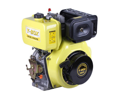 Двигатель дизельный 188FE YBX (под шлицы, 25 мм) 12 л.с.