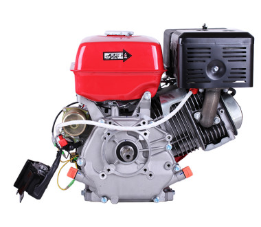 Двигун бензиновий з електростартером 190FE ТАТА (з виходом валу під шпонку, 25 мм) 15 к.с.