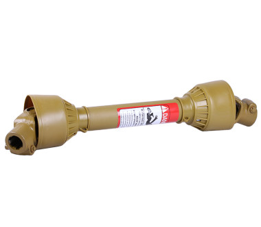 Вал карданний 6*6 шліців, 660 мм, перетин-трилимонник, з кожухом