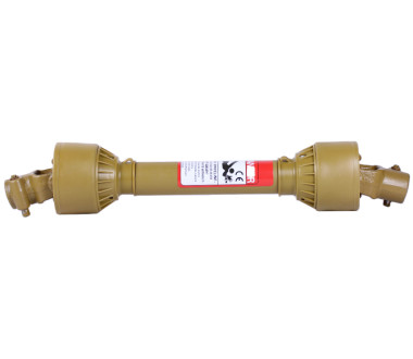 Вал карданний 6*6 шліців, 660 мм, перетин-трилимонник, з кожухом