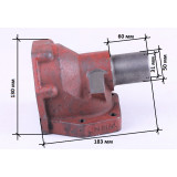 Корпус вертикального валу переднього мосту DongFeng 244/240