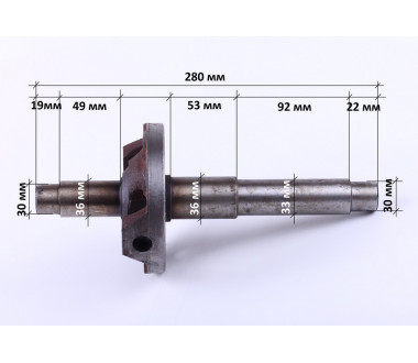 Корпус диференціала з валом (нового зразка) Xingtai 120-224