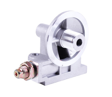 Кронштейн масляного фільтра з клапаном тип 2 КМ385ВТ DongFeng 240/244, Foton 240/244, Jinma 240/244