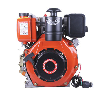 Двигун дизельний з електростартером 178FE ТТ (з виходом валу під шліци) 6 к.с.