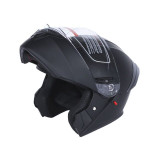 Шлем для мотоцикла, скутера 909 TTG трансформер (черный матовый, size L)