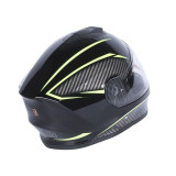 Шлем для мотоцикла, скутера 902 Hunter TTG интеграл (черный с зелёным, One Size 54-61 см)