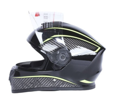 Шлем для мотоцикла, скутера 902 Hunter TTG интеграл (черный с зелёным, One Size 54-61 см)