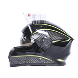 Шлем для мотоцикла, скутера 902 Hunter TTG интеграл (черный с зелёным, One Size 54-61 см)