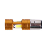 Лампа фари діодна 2 кристали лінза Н6 BA20D 12V 35/35W - LED - АМ