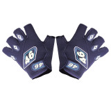 Моторукавички YM001-15 (короткі) чорні з білим size L