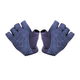Моторукавички YM001-15 (короткі) чорні з білим size L