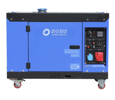 Генератор безшумный дизельный TΛTΛ JM10000TD 6.5/6.8KW (однофазный, со свечой накала)