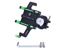 Тримач телефону (кріплення на кермо) HFCM-19 алюміній зелений