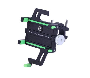 Тримач телефону (кріплення на кермо) HFCM-19 алюміній зелений