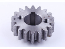 Шестерня балансуючих валів Z-18 внутрішній діаметр 25 мм (шпонка) - ZS/ZH1100/ZH1105N/ZH1115N/ZH1125N YBX