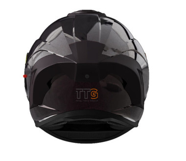 Шолом для мотоцикла, скутера 905 Chameleon TTG інтеграл (жовтогарячий, size L)