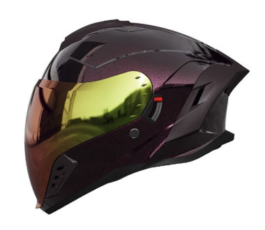 Шолом для мотоцикла, скутера 905 Chameleon TTG інтеграл (жовтогарячий, size L)