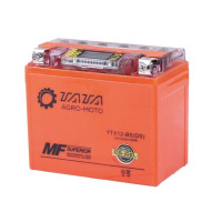 Аккумулятор гелевый TT AGRO MOTO YTX12-BS 12(10)АH, 150х87х130 мм на бензиновый генератор, оранжевый, с дисплеем